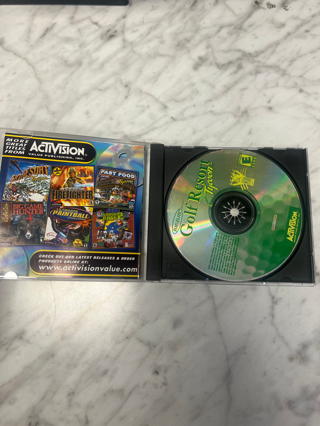 Top-Flite Golf Resort Tycoon Jewel Case PC CD-ROM    PC8424