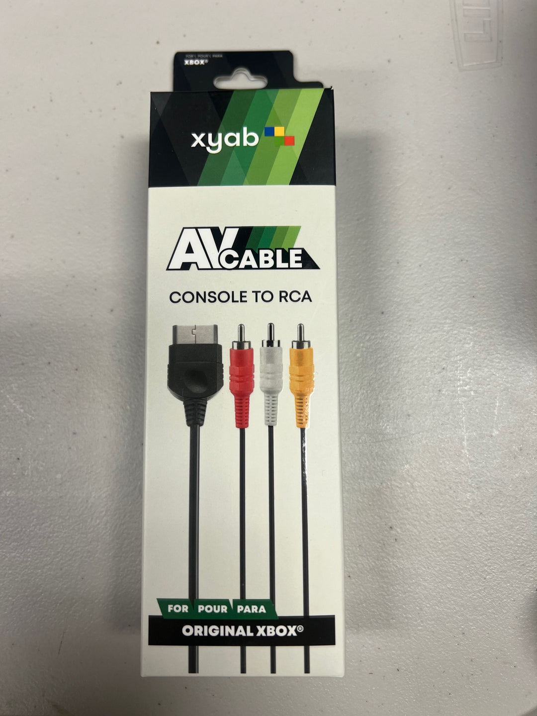 Original Microsoft Xbox AV Cable (Console to RCA) XYAB  NA81125