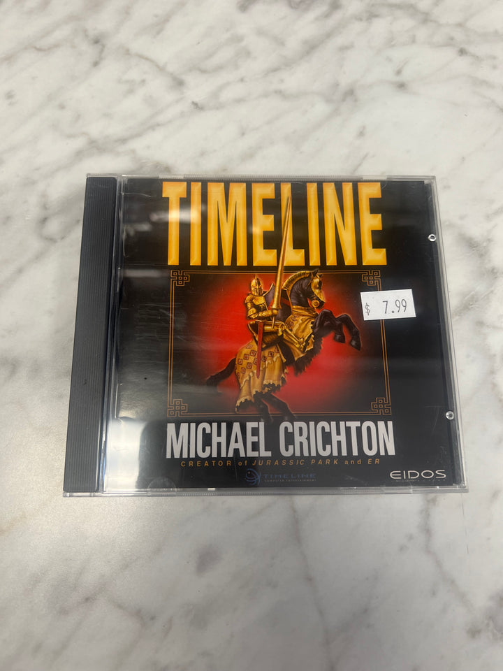 Timeline Michael Crichton Eidos Jewel Case PC CD-ROM    PC8424