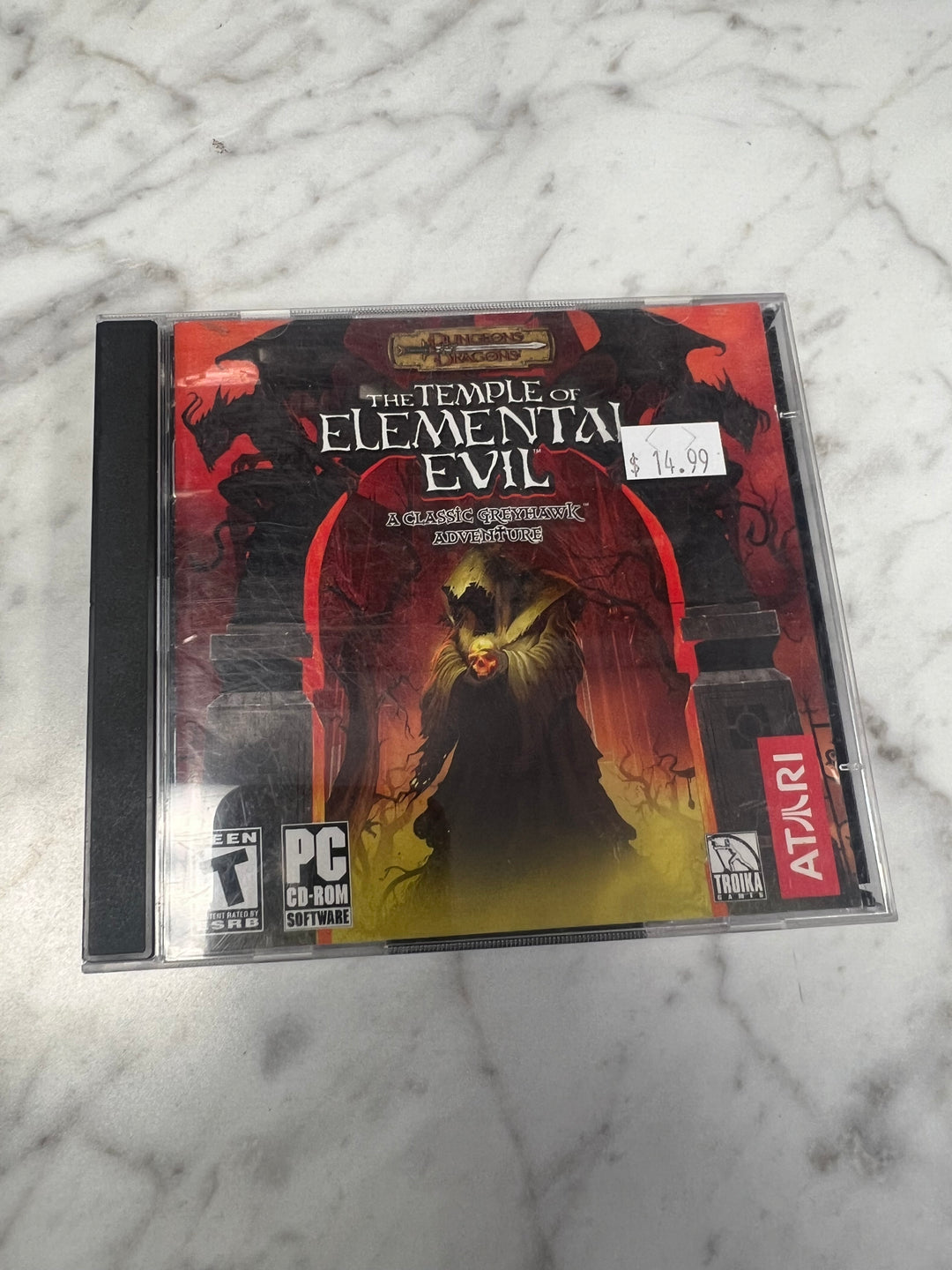 The Temple of Elemental Evil Dungeons & Dragons Jewel Case PC CD-ROM    PC8424