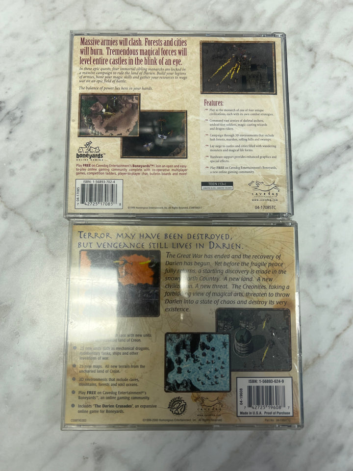 Total Annihilation and The Iron Plague Expansion Jewel Case PC CD-ROM    PC8424