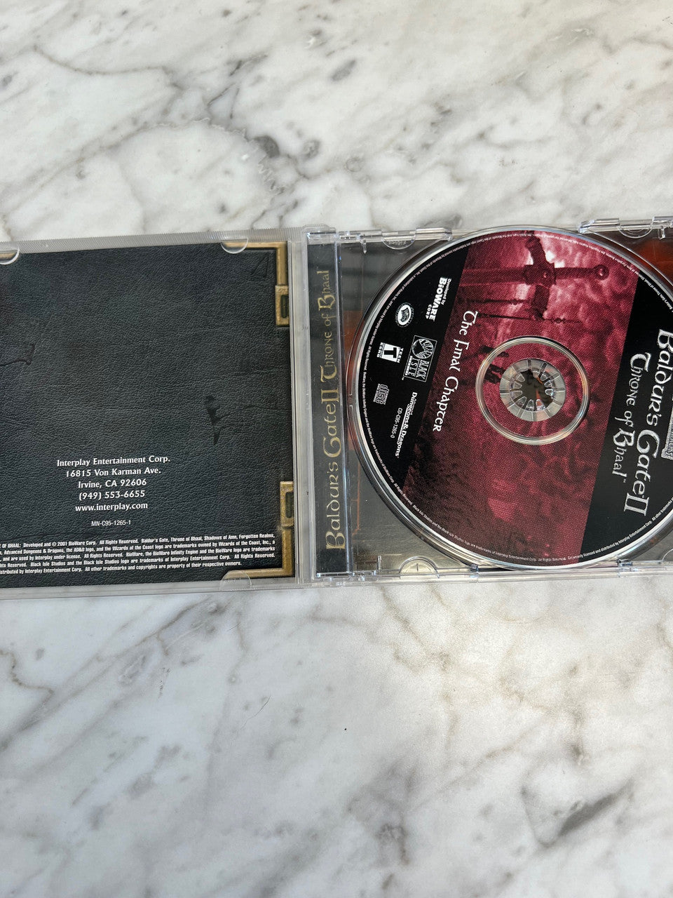 Baldur's Gate II Throne of Bhaal PC CD-ROM Jewel case