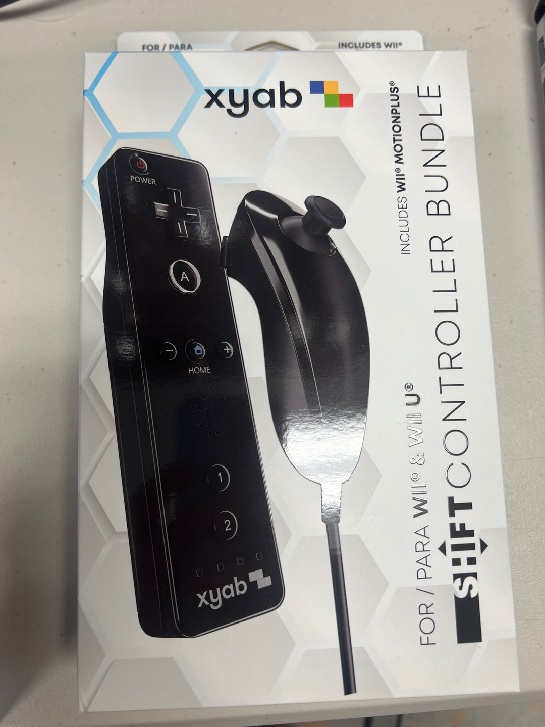 Wii Remote (Wiimote) & Nunchuk Shift Controller With Motion Plus Bundle XYAB  NA81125