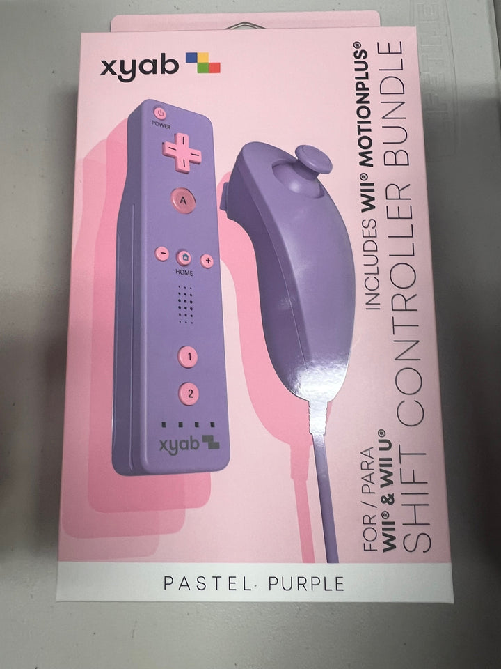 Wii Remote (Wiimote) & Nunchuk Shift Controller With Motion Plus Bundle XYAB  NA81125