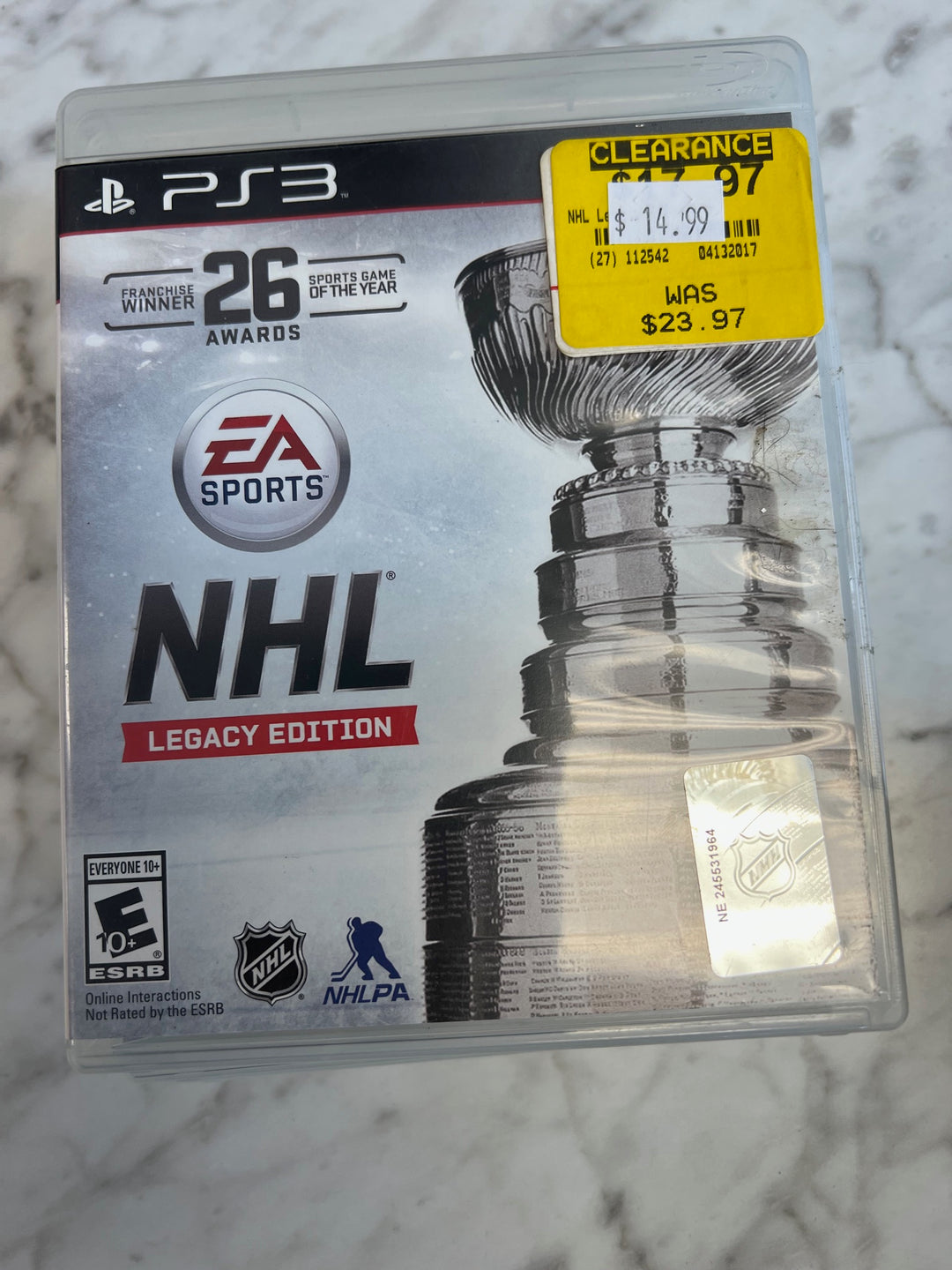 NHL Legacy Edition - PS3 P51325