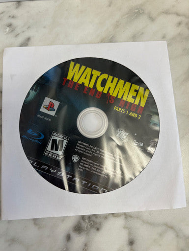 Watchmen The End is Nigh Parts 1 and 2 Playstation 3 PS3 Disc only