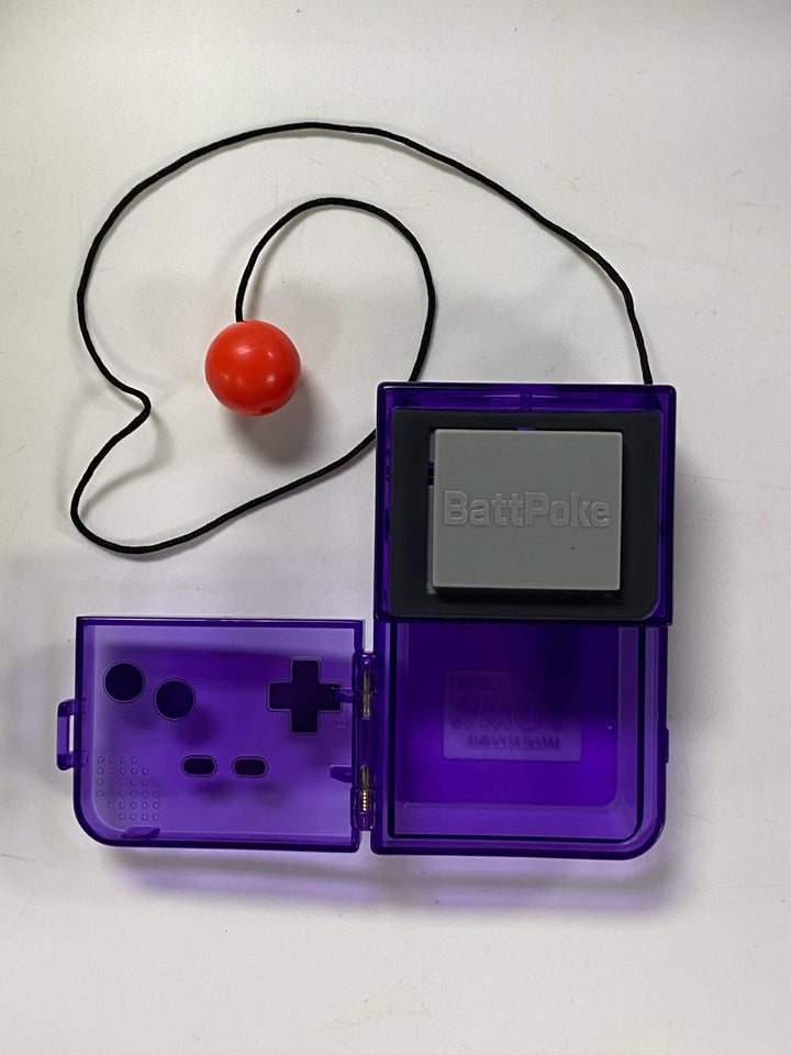 Pokemon BattPoke Tomy Vintage Purple Game Boy Blaster Toy 1999 UT101726