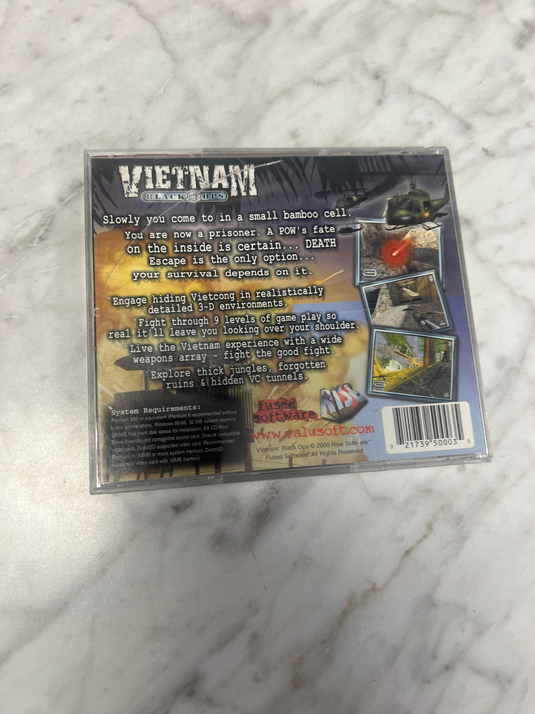 Vietnam Black Ops Jewel Case PC CD-ROM    PC8424