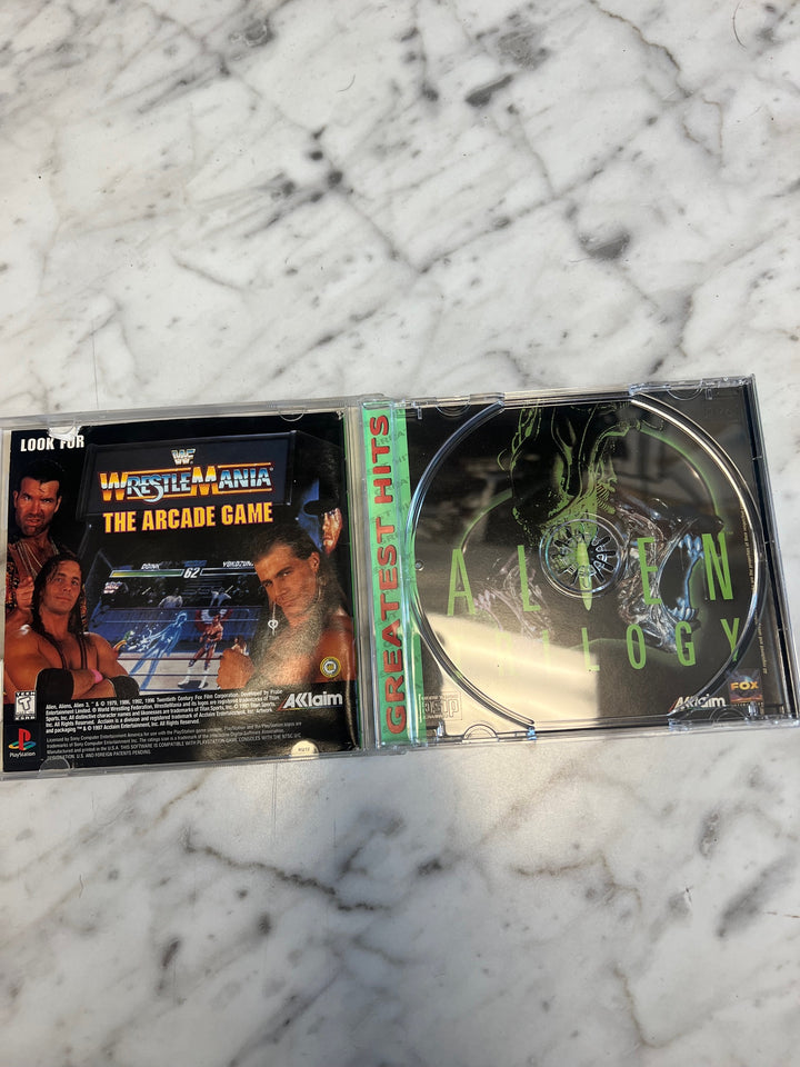 Alien Trilogy PS1 Playstation Case and manual ONLY CO81225