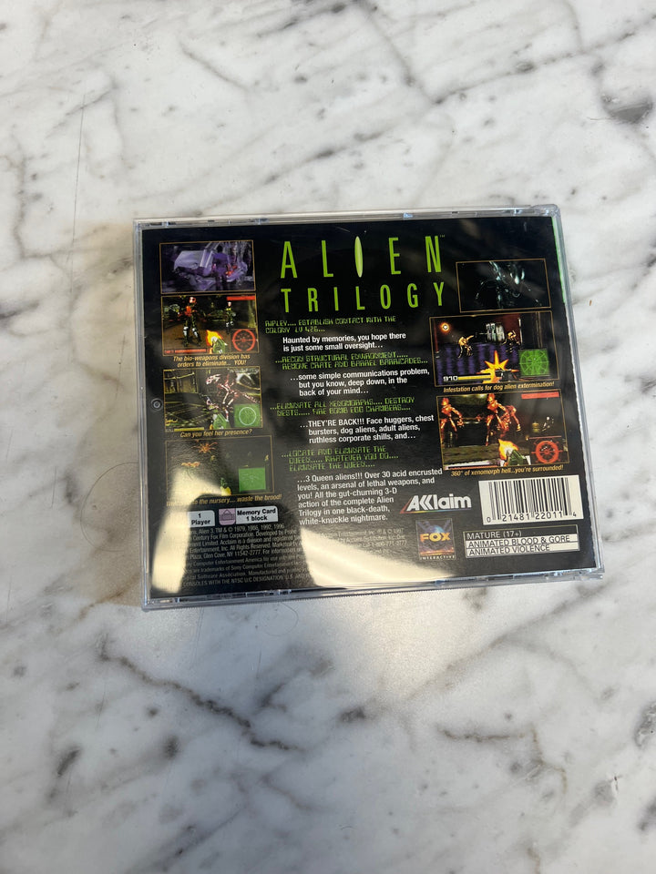 Alien Trilogy PS1 Playstation Case and manual ONLY CO81225