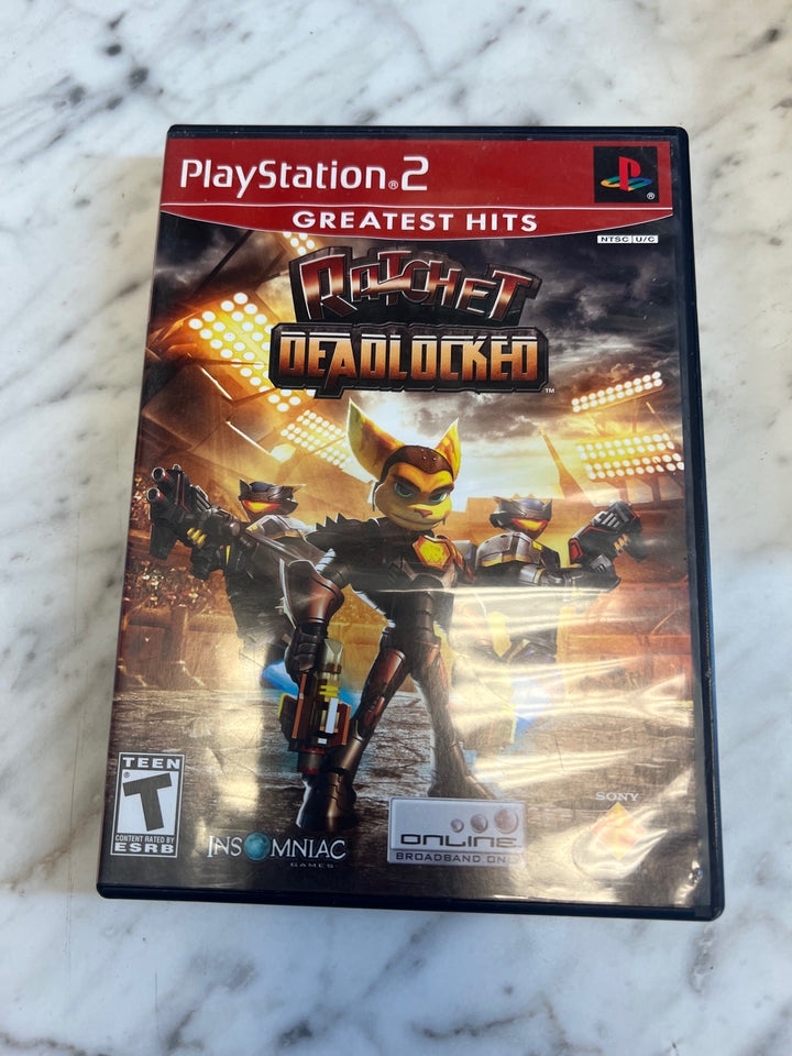 Ratchet Deadlocked Playstation 2 PS2 Case ONLY CO81225