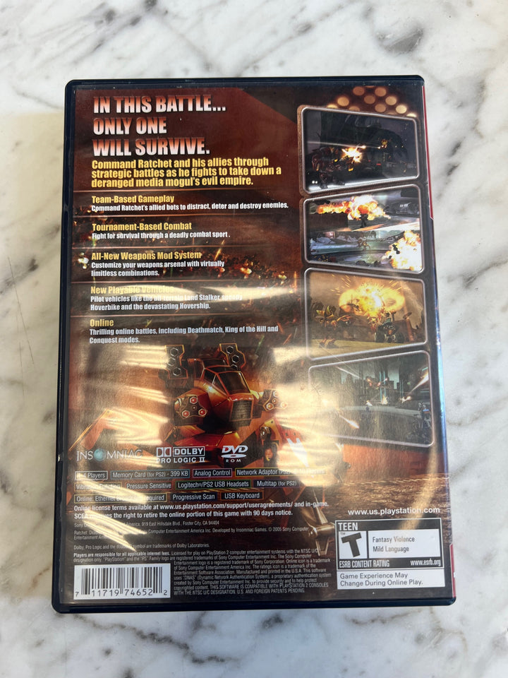 Ratchet Deadlocked Playstation 2 PS2 Case ONLY CO81225