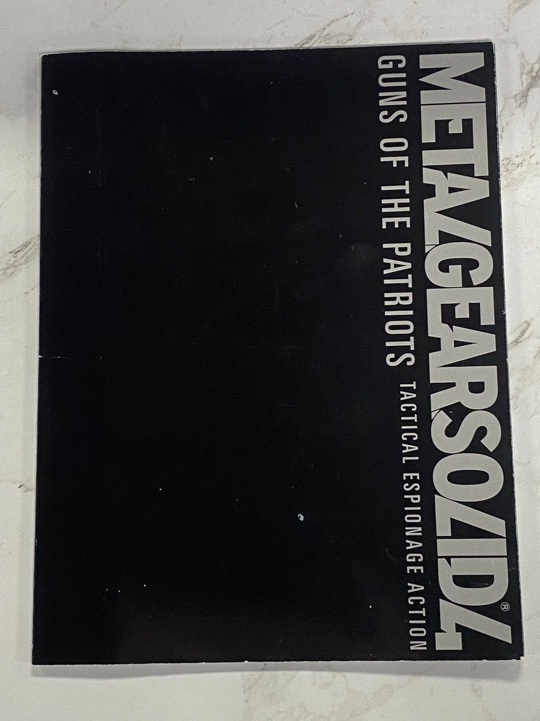 Metal Gear Solid 4 Guns Of The Patriots Tactical Espionage Action Art Book UG101826
