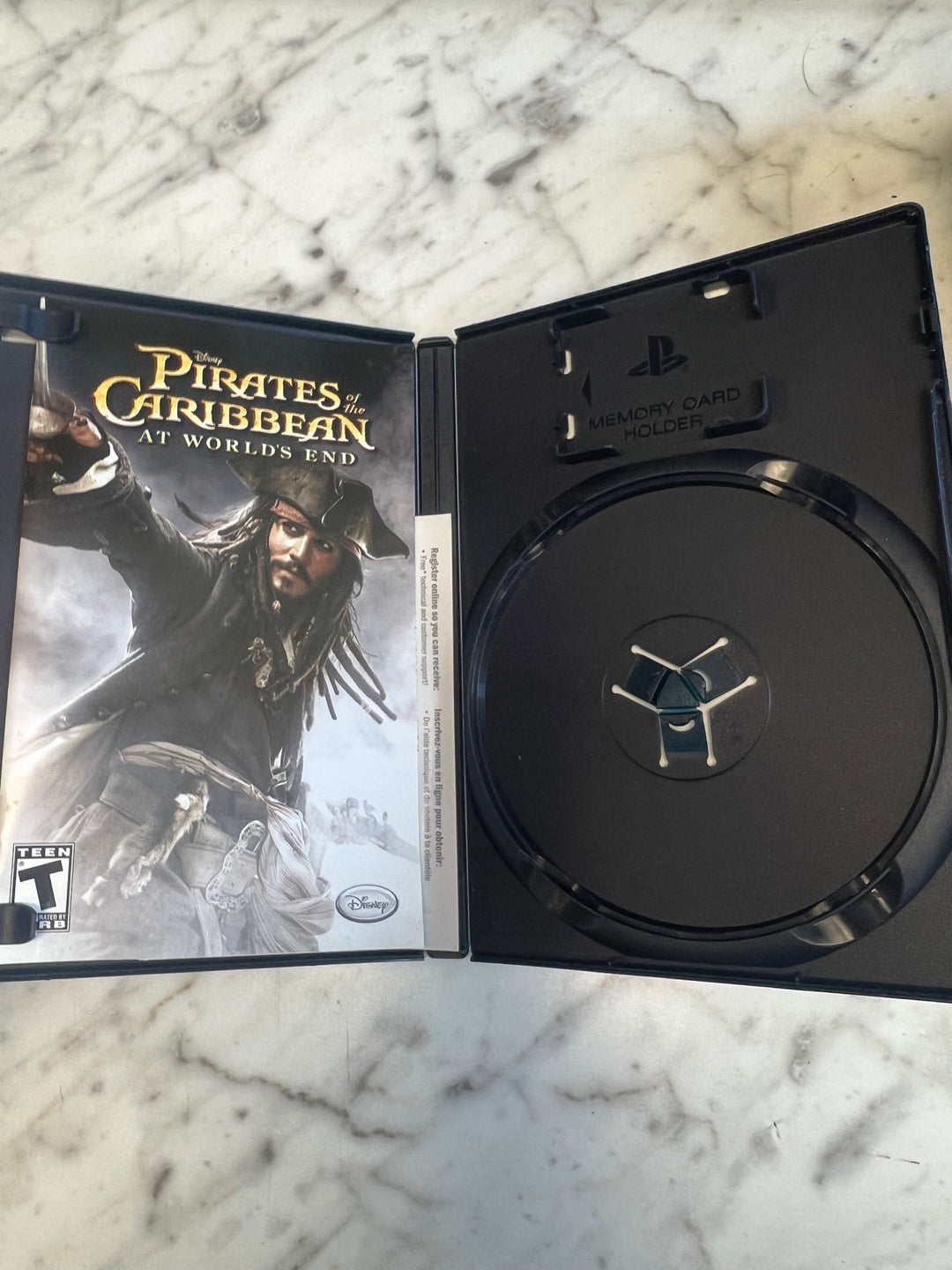 Pirates of the Caribbean At World's End Playstation 2 PS2 Case and Manual ONLY CO81225
