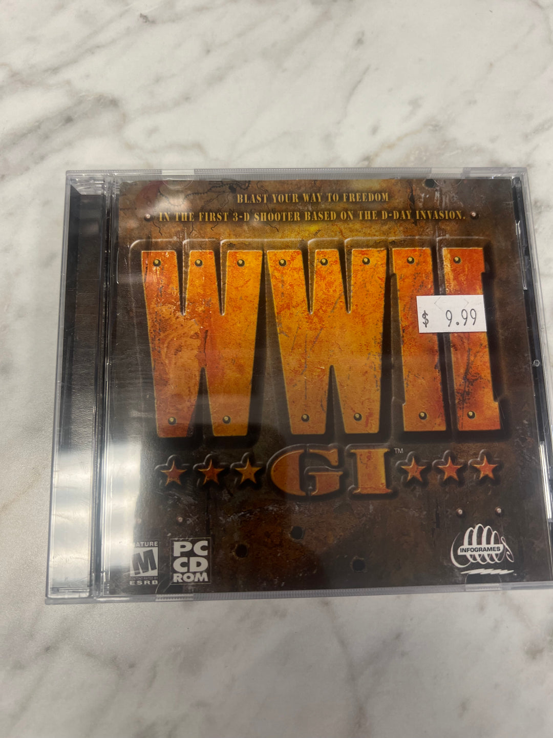 WWII GI Infogrames Jewel Case PC CD-ROM    PC8424