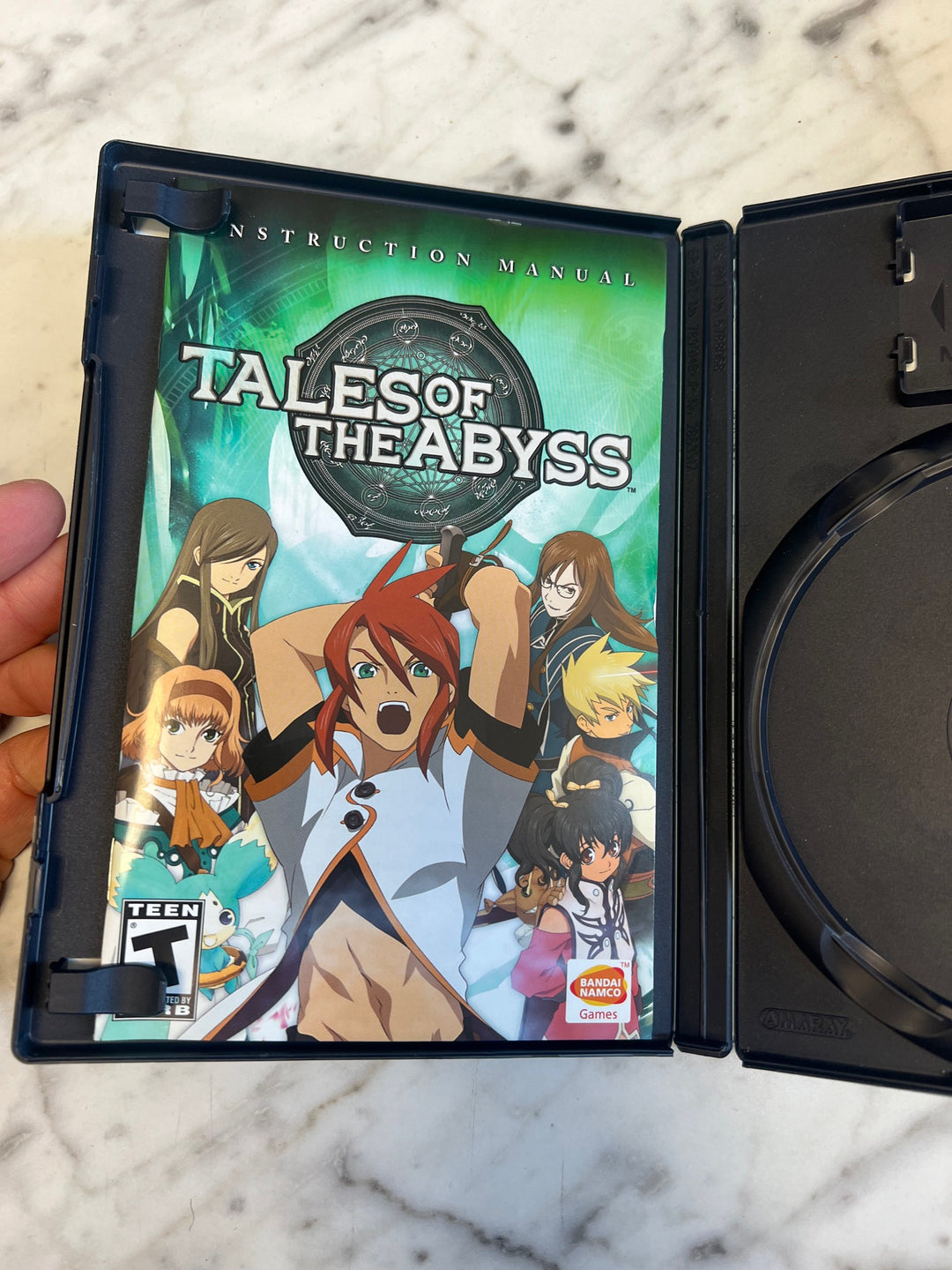 Tales of the Abyss Playstation 2 PS2 Case and manual ONLY CO81225