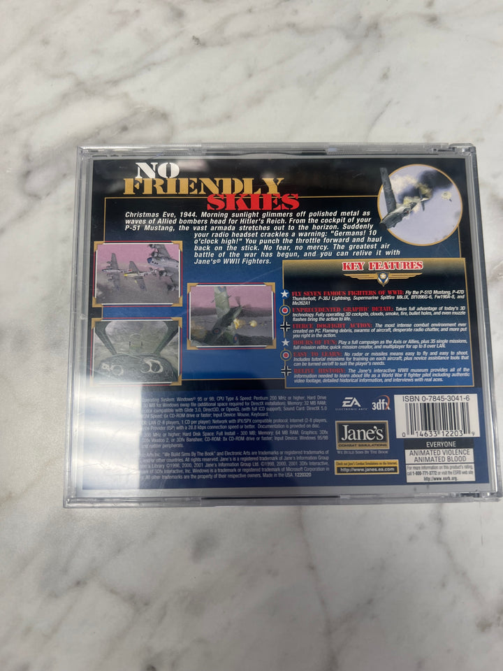 Jane's Combat Simulations WWII Fighters Jewel Case PC CD-ROM    PC8424