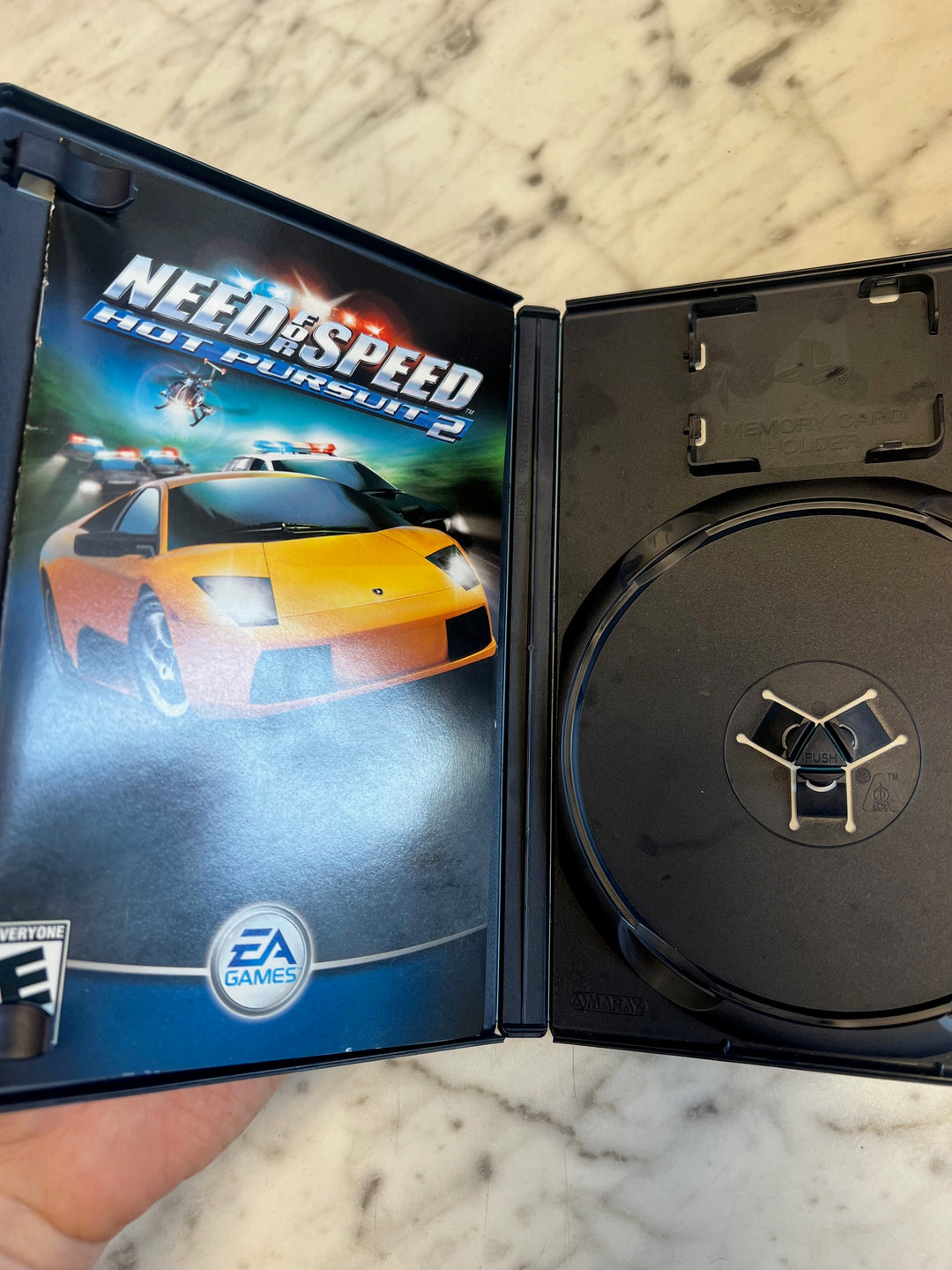 Need for Speed Hot Pursuit 2 Playstation 2 PS2 Case and manual ONLY CO81225