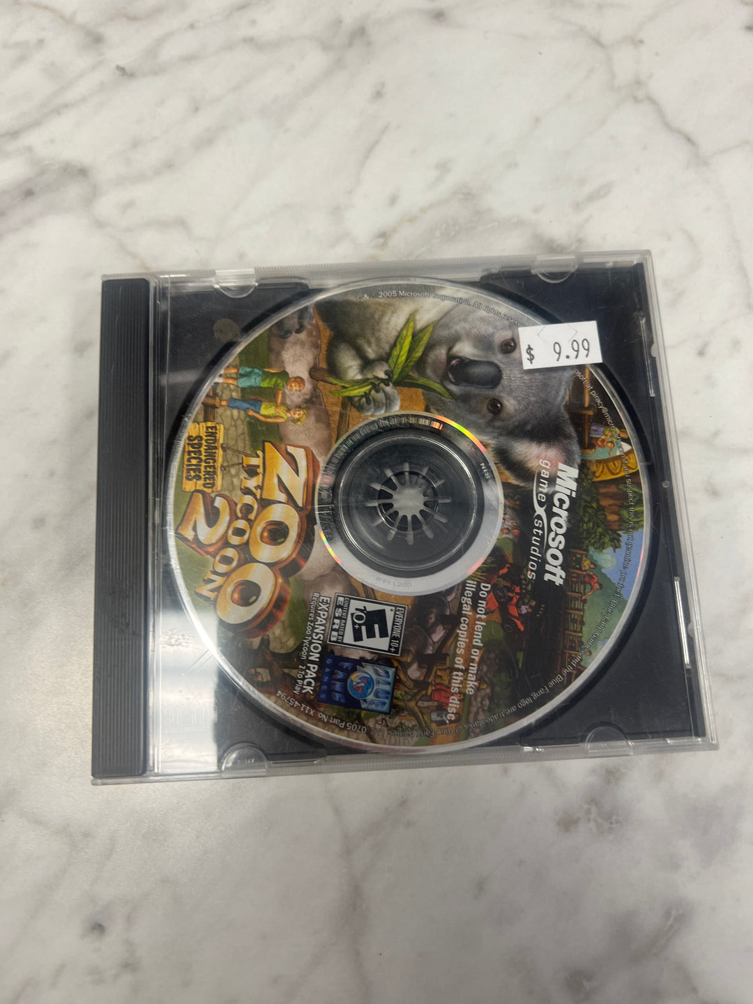 Zoo Tycoon 2 Endangered Species Jewel Case PC CD-ROM    PC8424