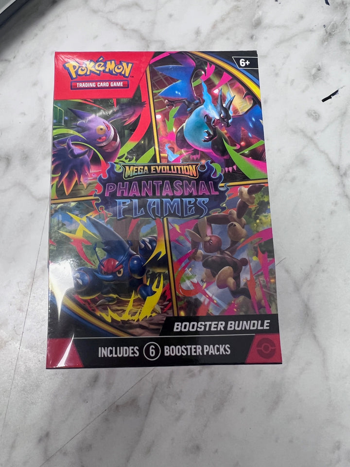 Pokemon TCG Mega Evolution Phantasmal Flames Booster Bundle (IN STORE ONLY 11/14/25)
