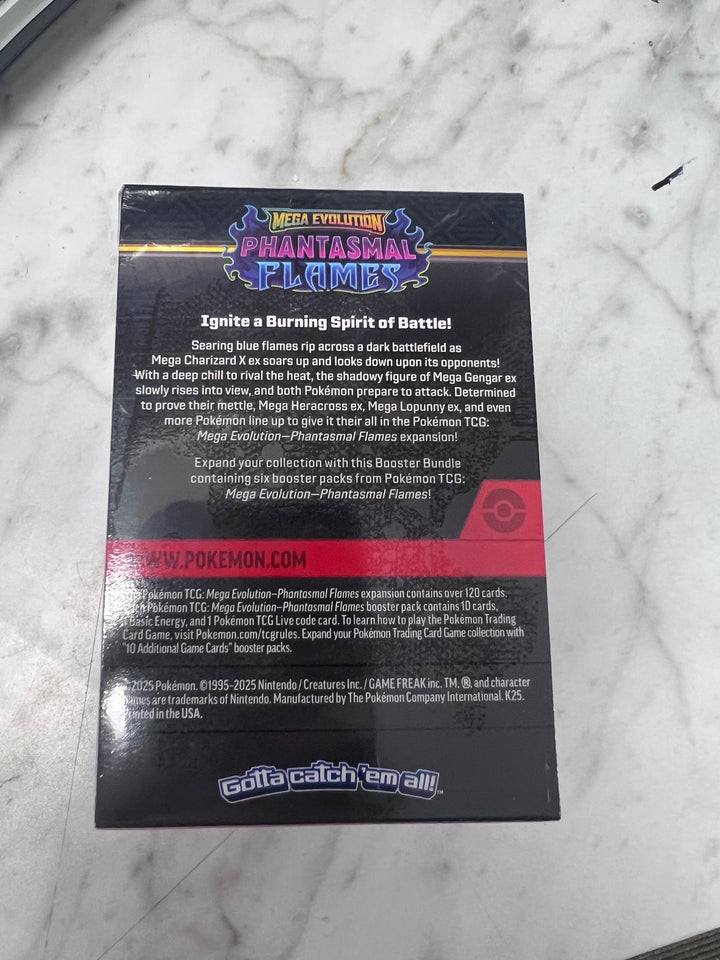Pokemon TCG Mega Evolution Phantasmal Flames Booster Bundle (IN STORE ONLY 11/14/25)