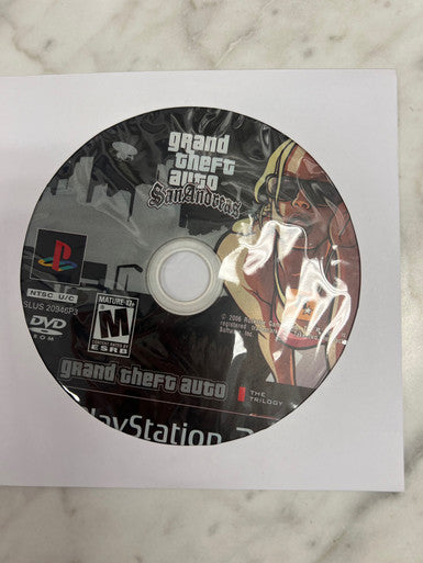 Grand Theft Auto San Andreas Playstation 2 PS2 Disc Only