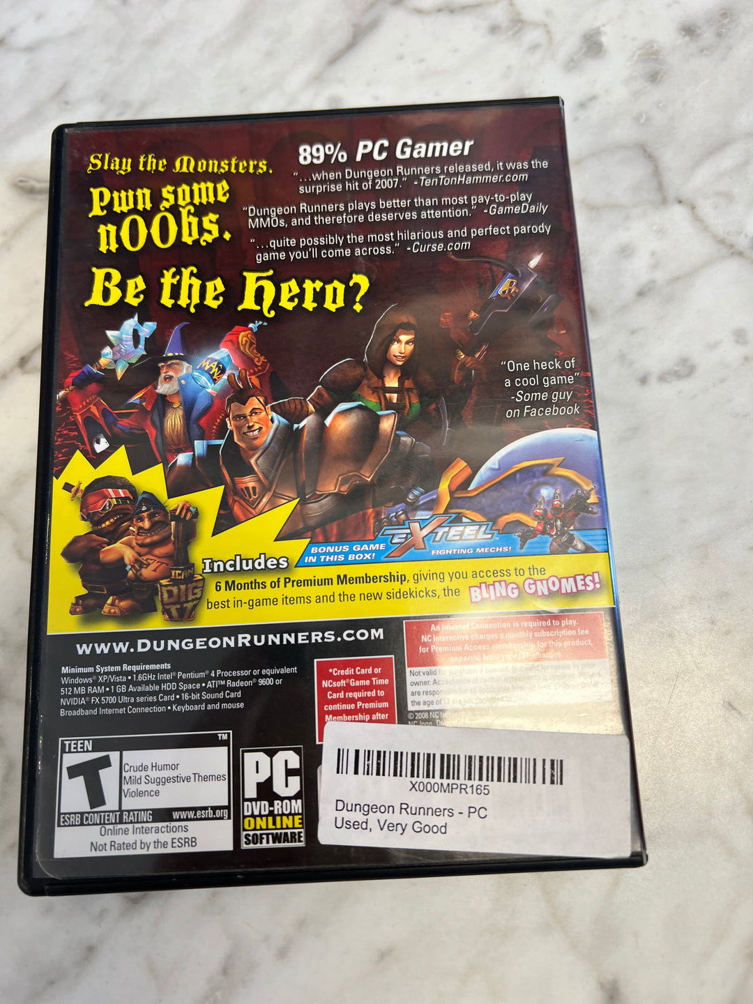 Dungeon Runners PC DVD-ROM Game  PC8524