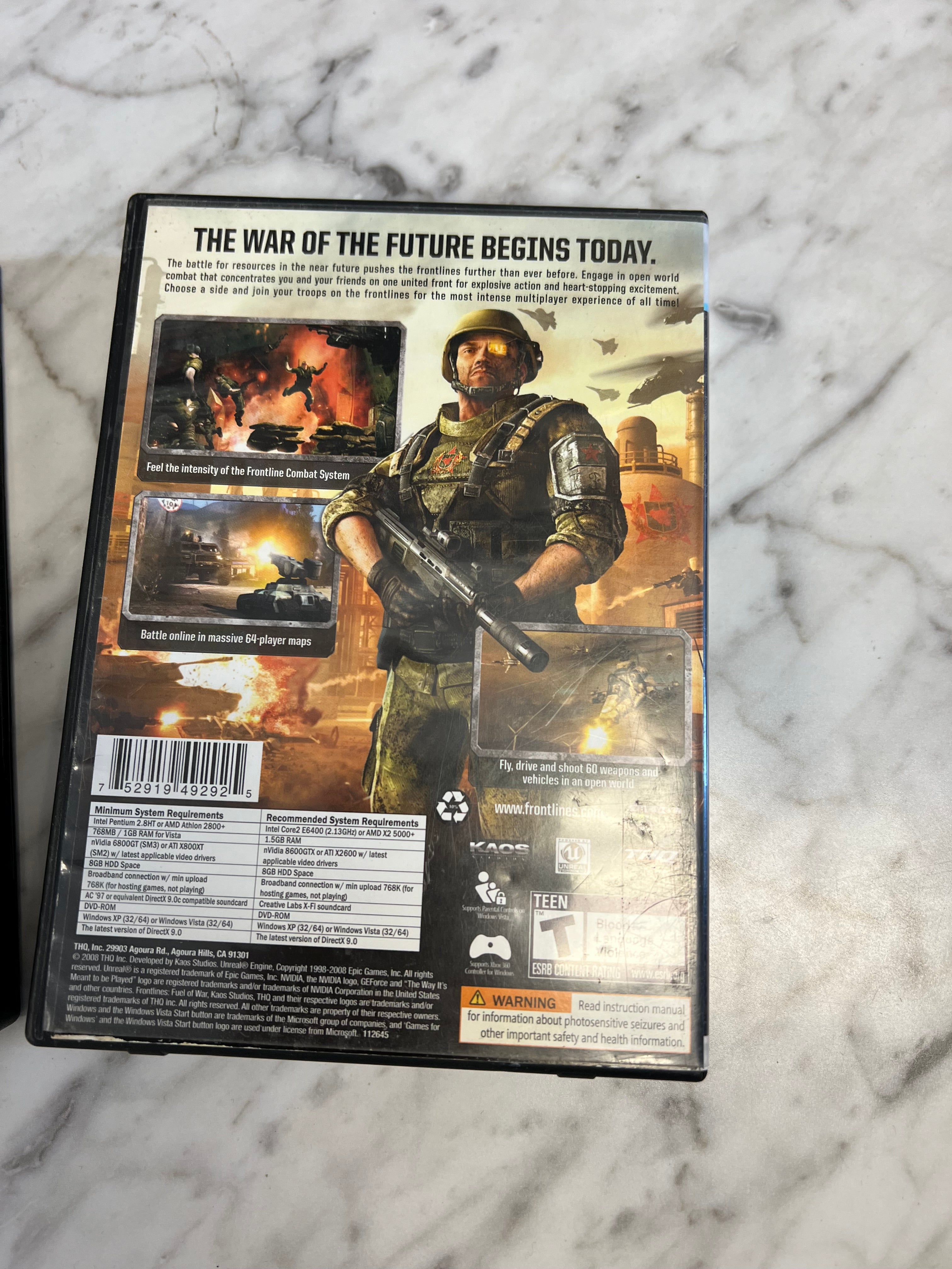 Frontlines Fuel of War PC DVD-ROM Game PC8524 – Core Gaming