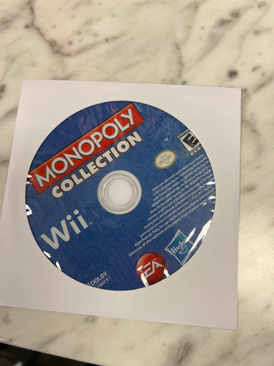 Monopoly Collection Nintendo Wii Disc Only