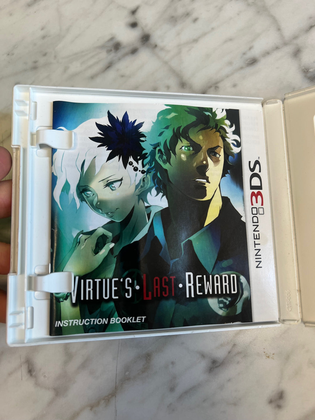 Virtue's Last Reward for Nintendo 3DS Case and Manual only CO81225