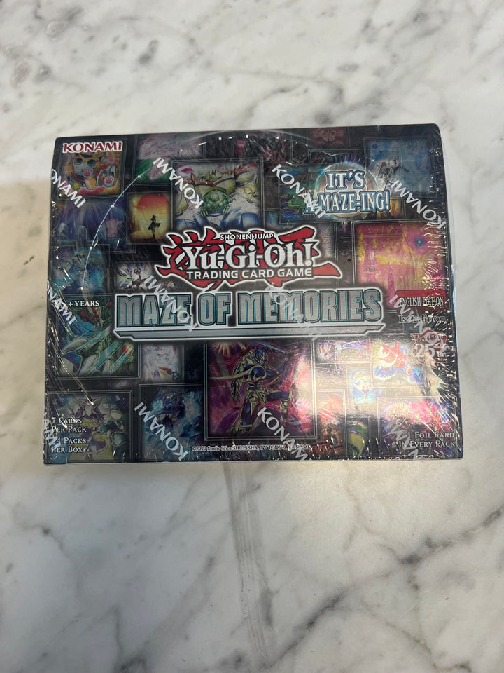 FULL BOX SEALED NEW Yu-Gi-Oh TCG Maze of Memories Booster Pack Box