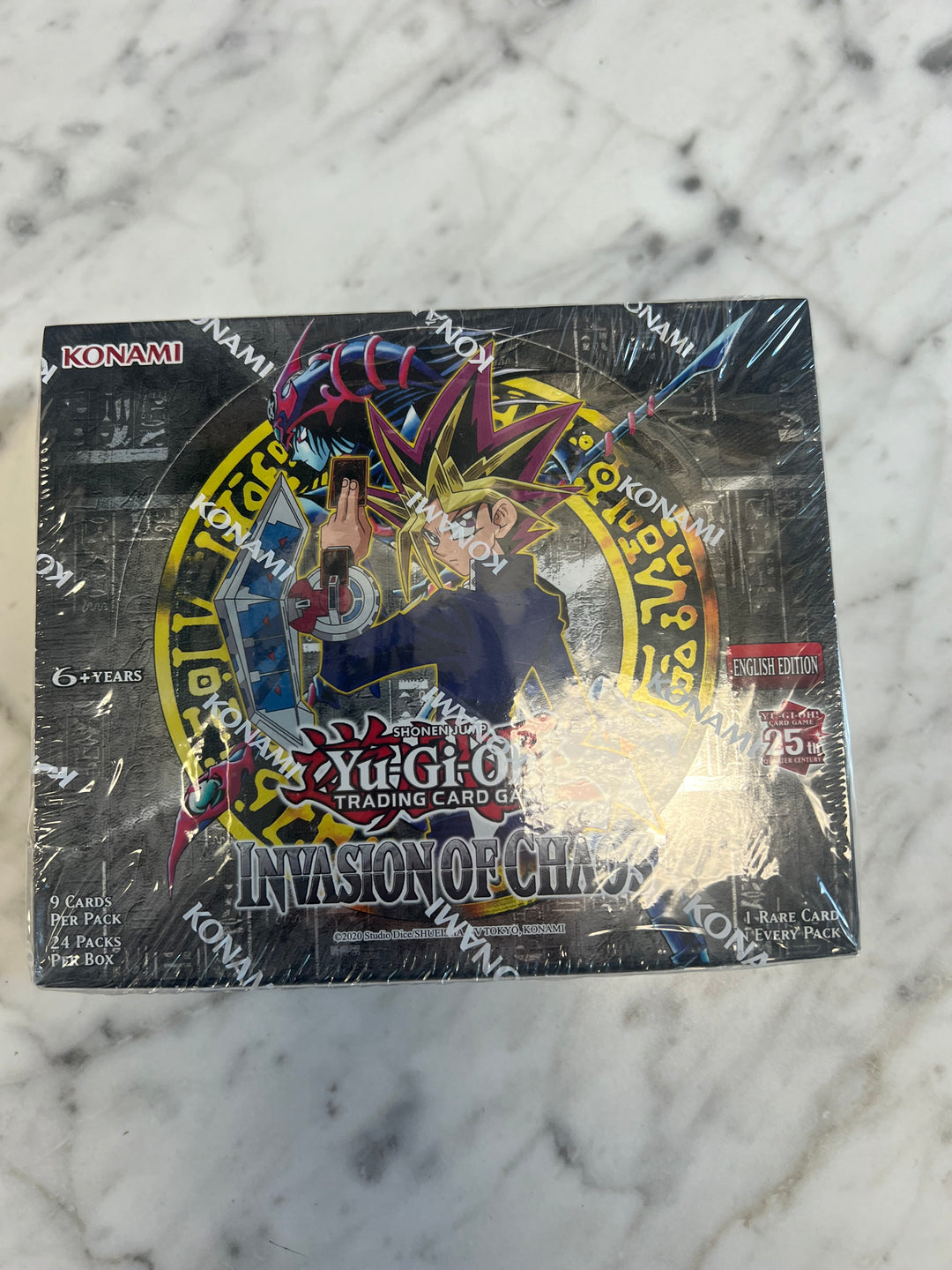 FULL BOX SEALED NEW Yu-Gi-Oh TCG Invasion of Chaos Booster Pack Box