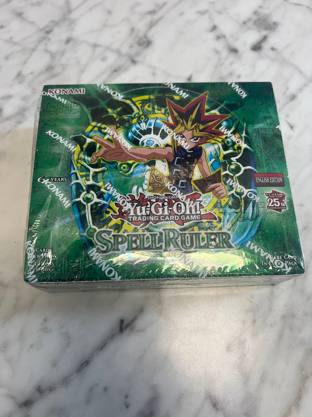 FULL BOX SEALED NEW Yu-Gi-Oh TCG Spell Ruler Booster Pack Box