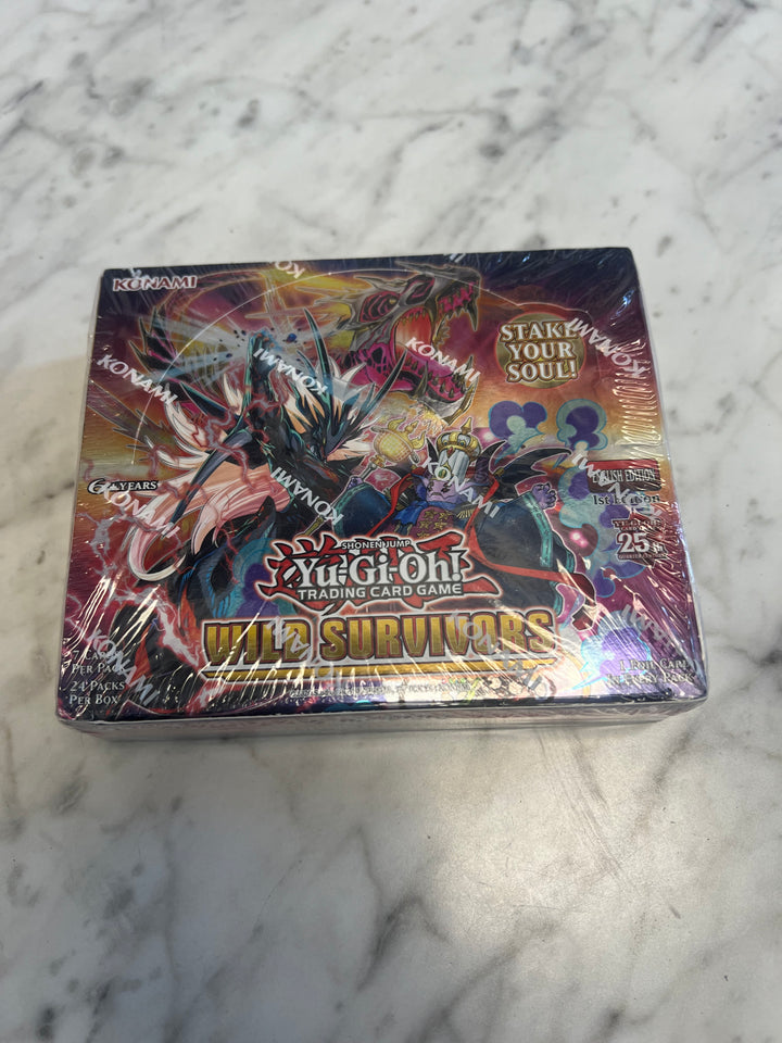 FULL BOX SEALED NEW Yu-Gi-Oh TCG Wild Survivors Booster Pack Box