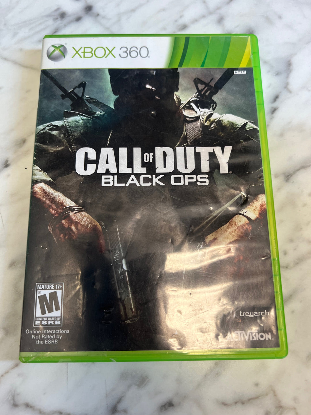 Call of Duty Black Ops Xbox 360 Case and Manual only CO81225