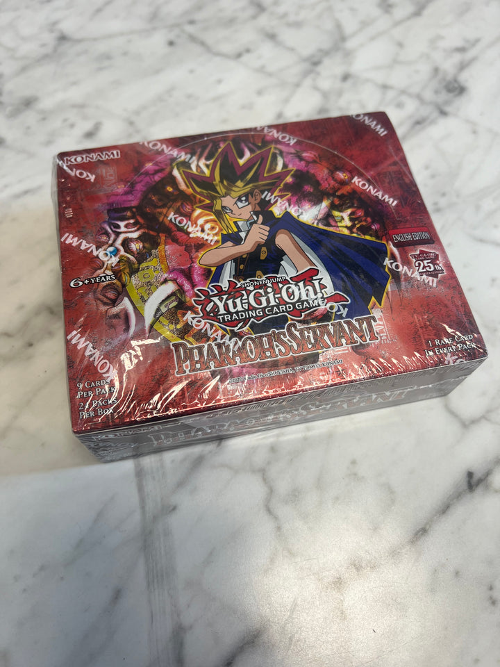 FULL BOX SEALED NEW Yu-Gi-Oh TCG Pharoah's Servant Booster Pack Box