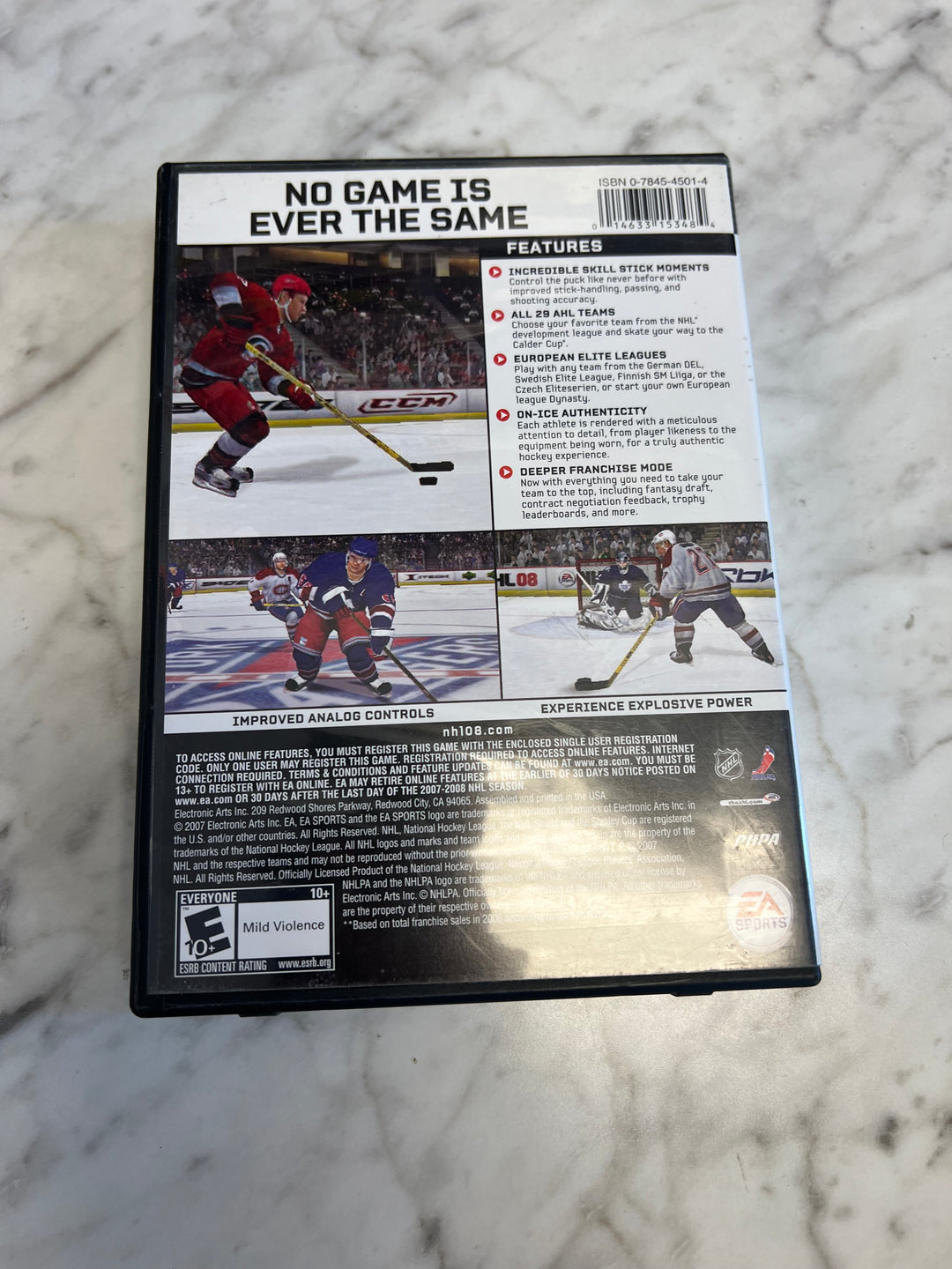 NHL 08 PC DVD-ROM Game  PC8524