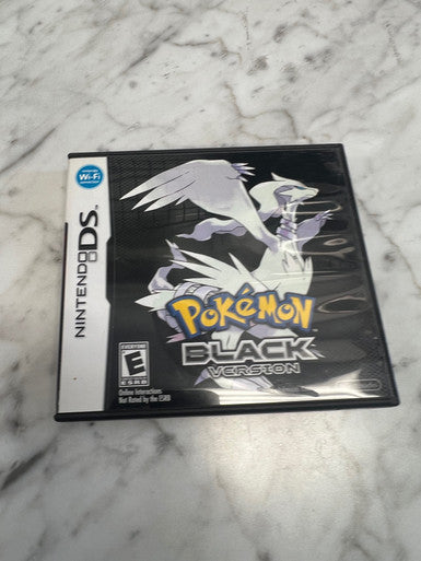 Pokemon Black Version Nintendo DS Case and Manual