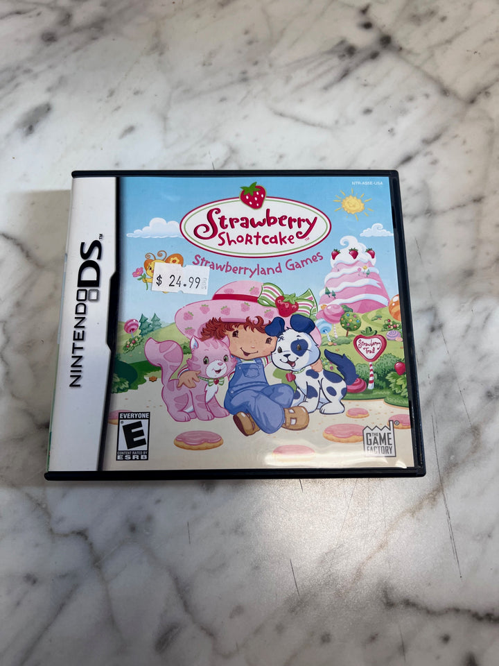 Strawberry Shortcake Strawberryland Games  Nintendo DS CASE & MANUAL ONLY CO111325