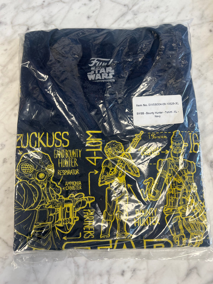 Funko Star Wars Smuggler's Bounty Pop T-Shirt Size XL X-Large Bounty Hunter  N101624