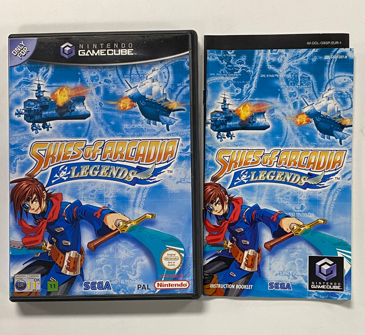 PAL CASE AND MANUAL ONLY Skies of Arcadia: Legends - Gamecube CO102326
