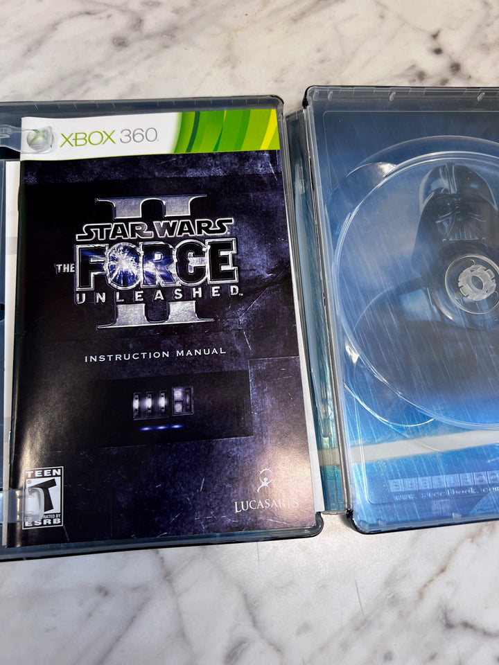 Star Wars the Force Unleashed II Xbox 360 Steelbook & Manual CASE ONLY CO111325