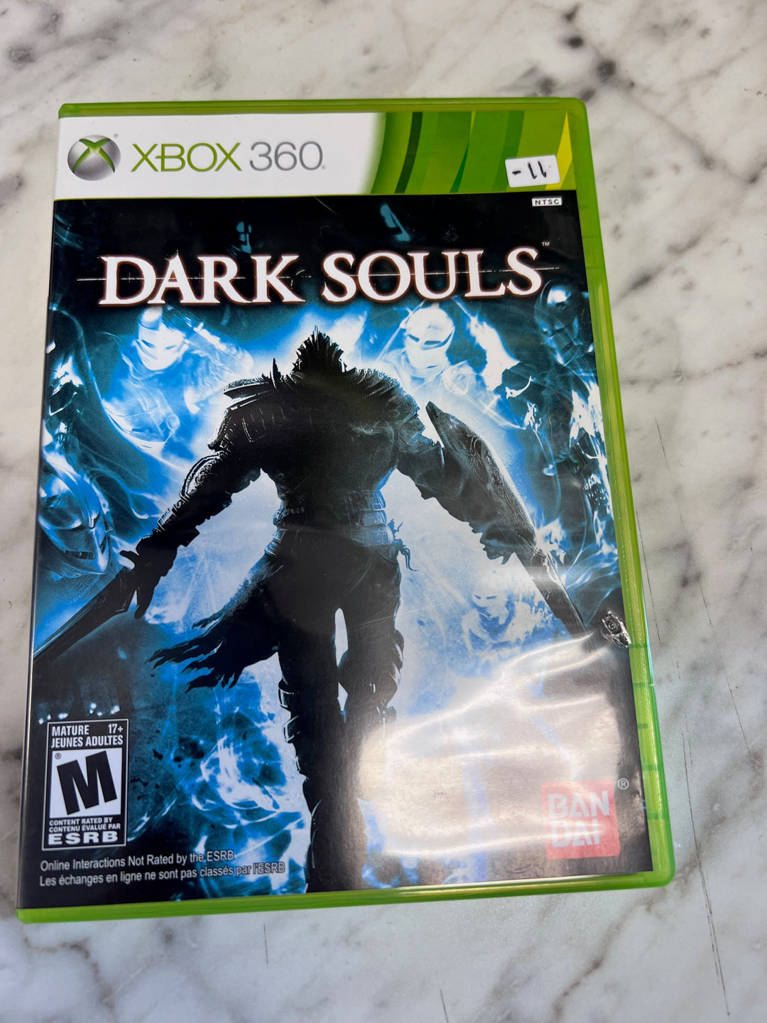 Dark Souls Xbox 360 Case & Manual ONLY CO111325