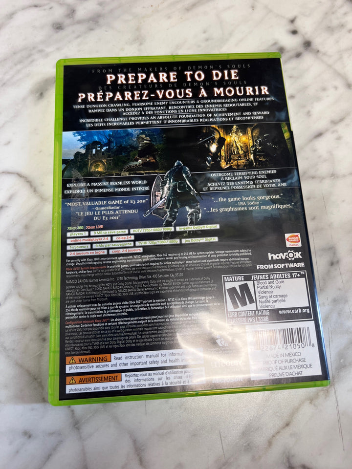 Dark Souls Xbox 360 Case & Manual ONLY CO111325