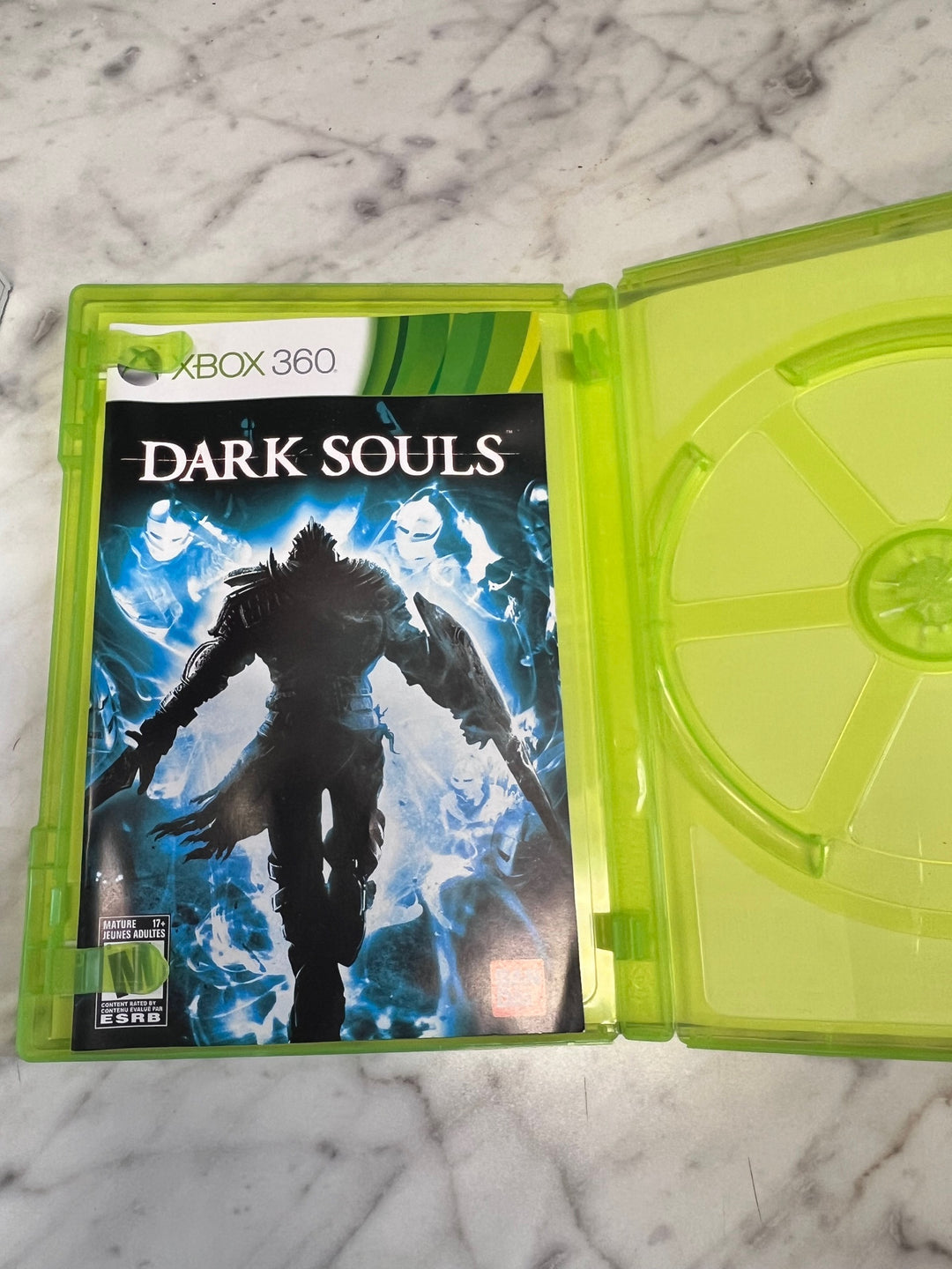 Dark Souls Xbox 360 Case & Manual ONLY CO111325