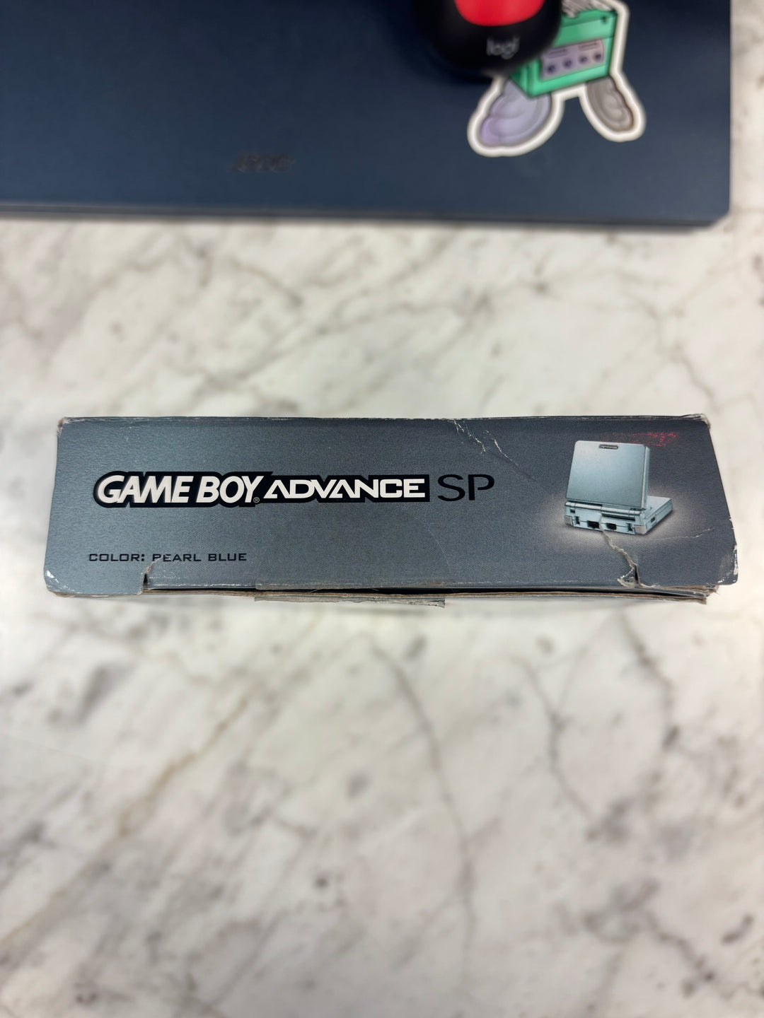 Game Boy Advance SP (Pearl Blue) BOX ONLY - CO10226