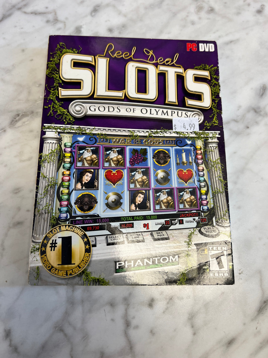 Reel Deal Slots Gods of Olympus PC DVD-ROM Game  PC8524