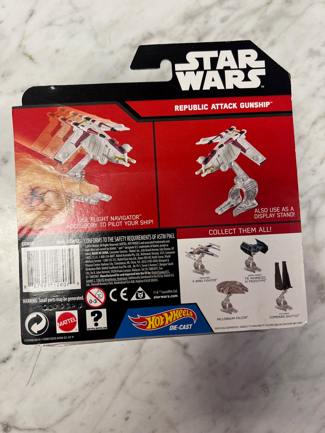 Star Wars Hot Wheels Republic Attack Gunship TO2625