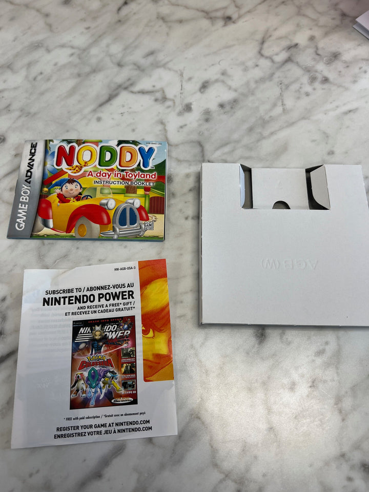 Noddy A Day in Toyland Game Boy Advance Box and manual only