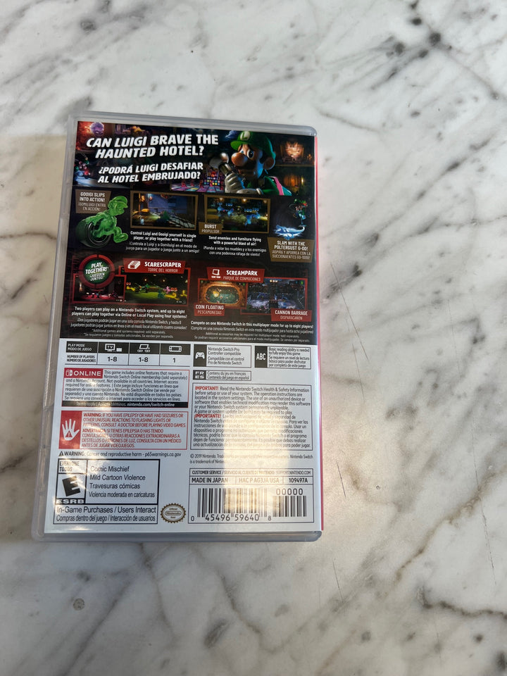 Luigi's Mansion 3 Nintendo Switch Case only CO81225